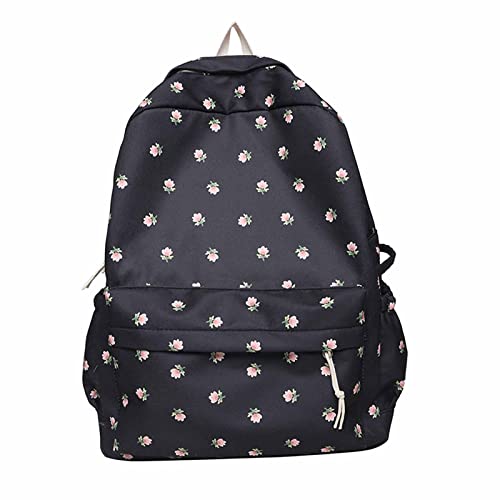 Chagoo Cute Kawaii Backpack Floral Backpack Coquette Backpack Floral Printed Kawaii Backpack for Women (C) von Chagoo