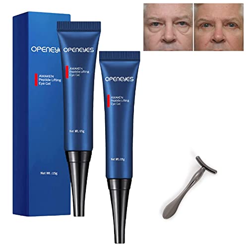 Chagoo OPENEYES Awaken Peptide Lifting Eye Gel, Nordizoe Openeyes, Nordizoe Augencreme, Openeyes Peptide Eye Gel, Anti-Aging-Augenserum für Männer und Frauen (2pcs) von Chagoo