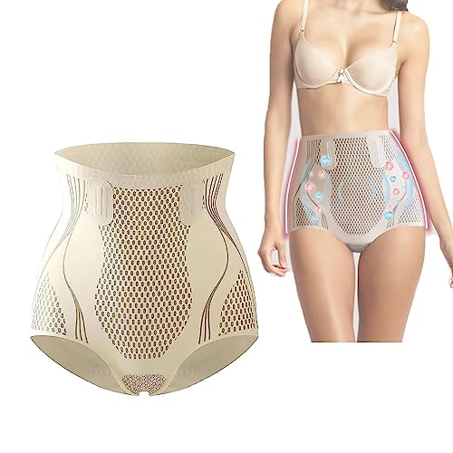 Ice Silk Ion Fiber Repair Shaping Device, Unique Fiber Restoration Shaper, Tummy Control Panty Shapewear for Women (Skin, XL (for 60-70kg)) von Chagoo