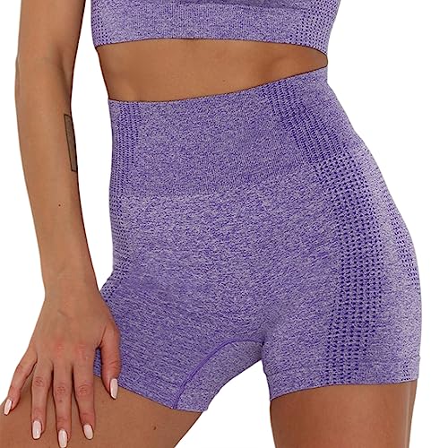 Shapermov Ion Shaping Shorts, Comfort Breathable Fabric, Tummy Control Butt Lifting Shorts (Purple, L/XL) von Chagoo