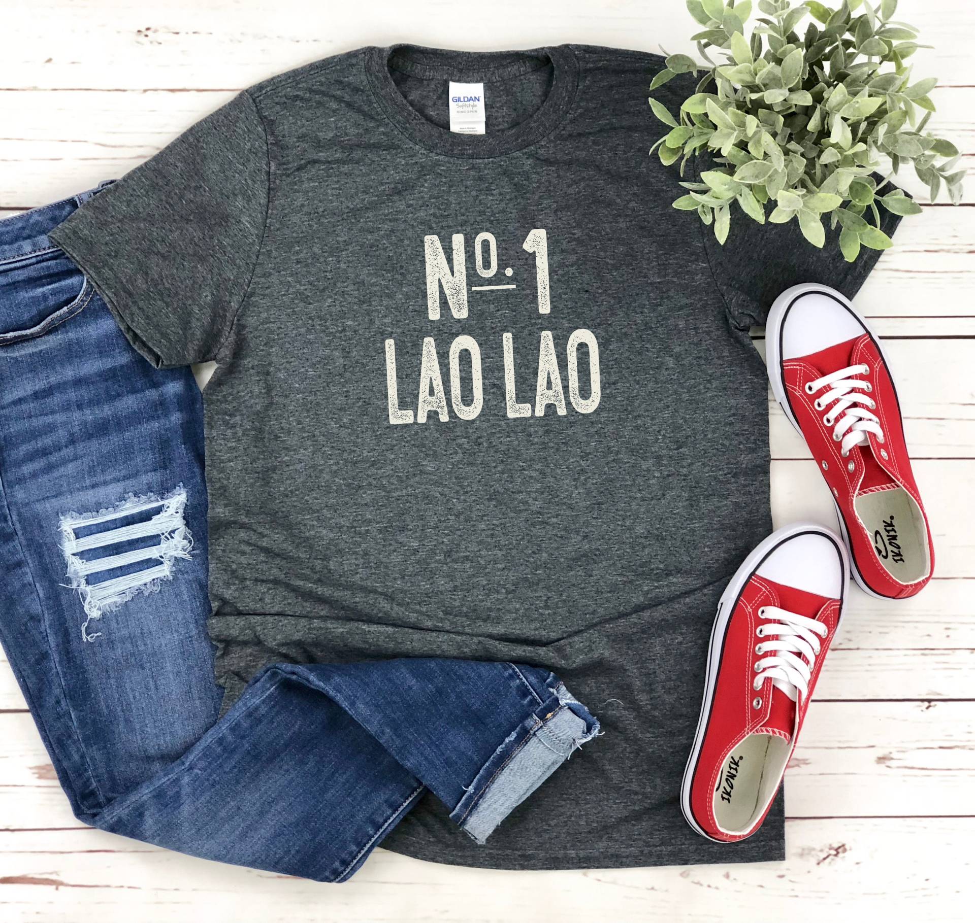 No1 Laolao Shirt, Best Lao Ever, Schwangerschaftsanzeige, Oma Geschenke, Großeltern Baby Ankündigung von ChaiMockingbird