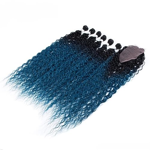 Damen-Perücke, Haarverlängerung, Haarvorhang, Perücke, lockiges Haar, modische Persönlichkeit, Perückenstück (Color : 2, Size : 1) von ChaiRy