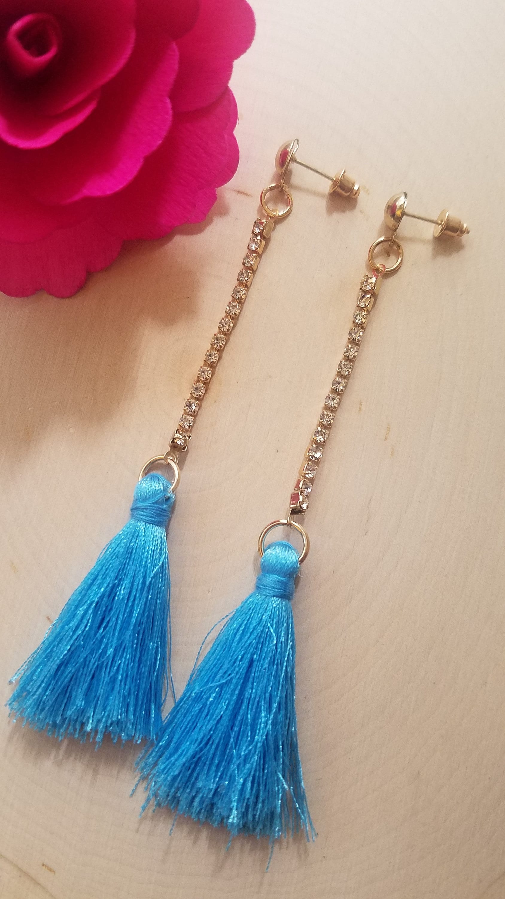 Cielo Quaste Ohrringe-/ Ohrringe/ Lange Schmuck/statement Ohrringe/Mode Ohrringe/Geschenk von ChaidezBoutique