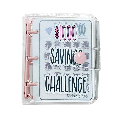 1000-Spar-Challenge-Ordner | Geldbinder zum Sparen - Budget-Spar-Challenge-Buch mit Geldumschlägen, Geld-Organizer für Bargeld, damit das Sparen Spaß macht Chaies von Chaies