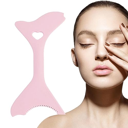 Augenschablone aus Silikon – Multifunktionale Eyeliner-Schablonen, tragbar, leicht, Eyeliner-Werkzeug für geflügelten Eyeliner, Wimpern, Lippenstift, Augen-Make-up für Anfänger Chaies von Chaies