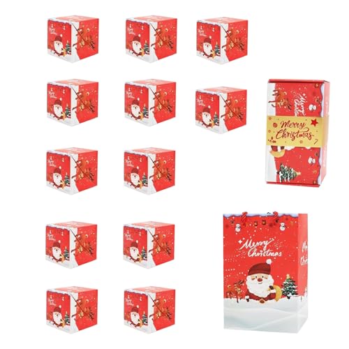 Chaies Boxen Weihnachten für Geld, Boxen für Weihnachtsgeld – Sprengbox mit Weihnachtsboxen, festliche explosive Pop-Up-Box für Weihnachtsferien von Chaies