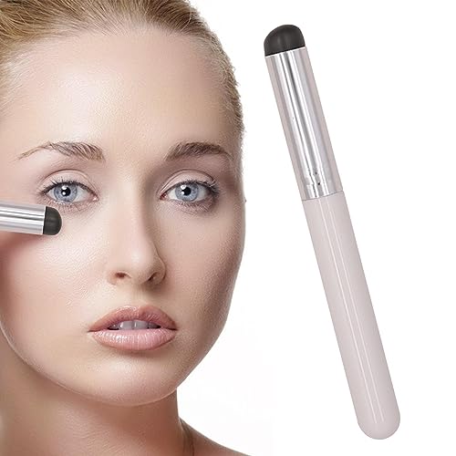 Chaies Concealer-Pinsel aus Silikon, weicher Lippenpinsel, multifunktionaler runder Kopf für Concealer, Lidschatten, Lipgloss von Chaies