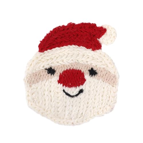 Chaies Gestrickte Haarklammern, Häkel-Haarspangen für Mädchen – Weihnachtsdekoration Haarnadel | Tragbare Haarklammern, bequemes Haar-Zubehör für Frauen und von Chaies