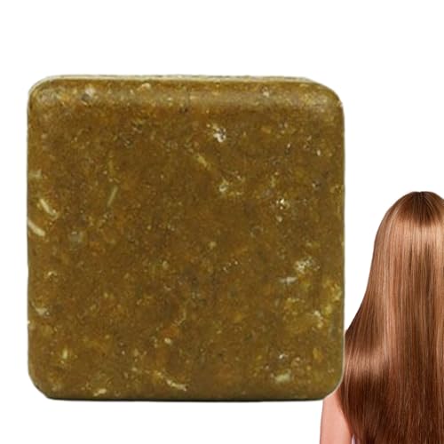 Chaies Haar Shampoo Bar,Erfrischende Haarseife Bei Fettiger Kopfhaut - Tragbare Sanfte Haarseife Für Täglich Trocken Fettig Pflege Frauen Männer Reisen von Chaies