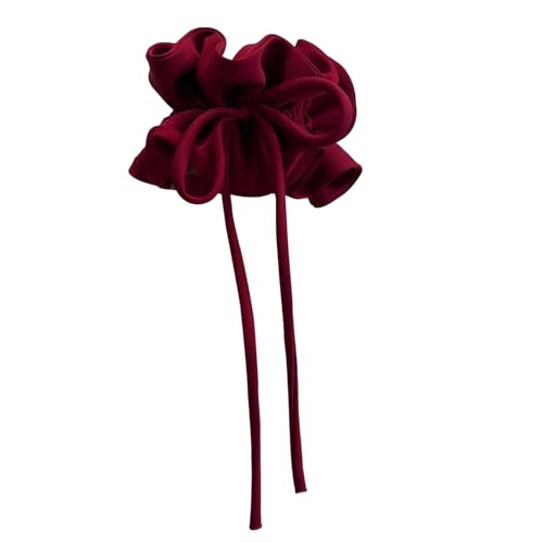 Chaies Haargummis | Dehnbare Scrunchies Mit Schleife | Weiche Gummibänder Rutschfeste Pferdeschwanzhalter Styling-Accessoires für Mädchen für Party und Cheerleading von Chaies