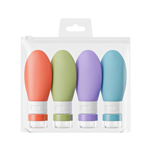 Chaies Reise-Flaschen-Set, Reiseflaschen für Shampoo, komprimierbare Lotionsflaschen für die Reisebefüllung, platzsparende Make-up-Flaschen für Frauen, von Chaies