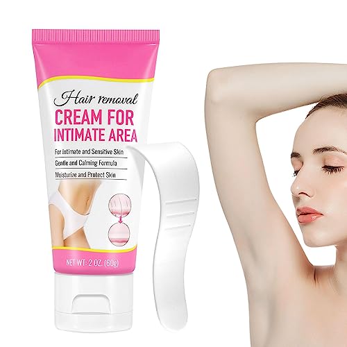 Enthaarungscreme - Haarentfernungscreme für Schamhaare - 60g Haarentferner für Damen und Herren, beruhigenEnthaarungscreme für unerwünschte Körperbehaarung Cady- von Chaies