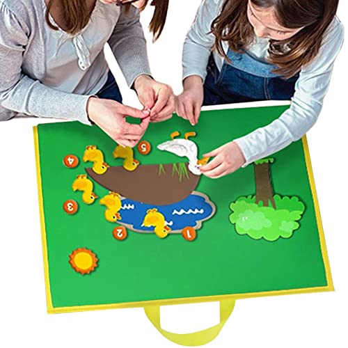 Filzgeschichtentafeln für Kinder im Vorschulalter,Faltbare, wendbare Lehrtafeln - Vorschul-Storytelling Early Learning Play für Mädchen und Jungen Chaies von Chaies