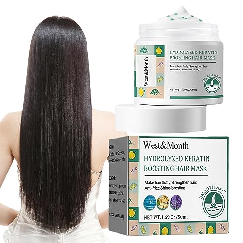 Keratin-Haarverstärker - 50 ml tiefenwirksame Haarmaske | Hydrolysiertes Keratin verstärkende, feuchtigkeitsspendende Haarmaske für Frauen, trockenes Haar oder lockiges Haar Chaies von Chaies