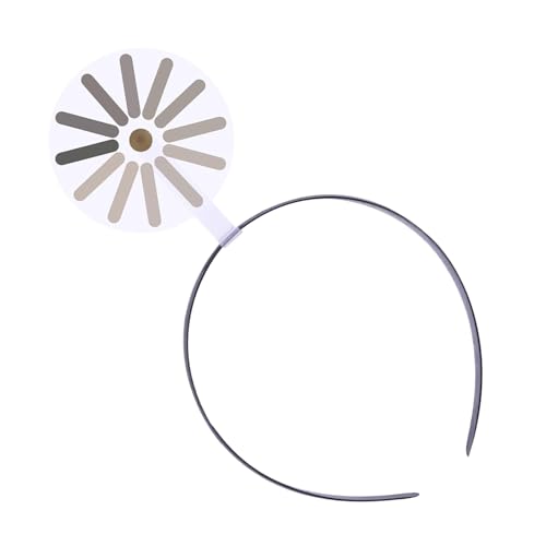 Kreatives Haarband Mit Lade-Symbol - Lustiges Digital-Accessoire Haarklammer Stirnband Für Musikfeste & Alltag - ABS-Material Schwarz - Leicht & Rutschfest Für Cosplay, Fotoshooting Und Partys von Chaies