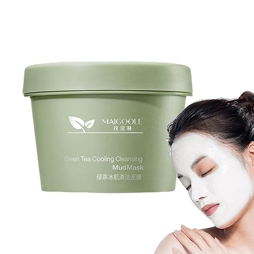 Porenklärende Tonmaske - Reinigende Gesichtsmaske mit Tonerde für die Hautpflege | Feuchtigkeitsspendend, reinigend, 100 g, für die meisten Hauttypen geeignet, Tiefenreinigung für Mädchen und Chaies von Chaies