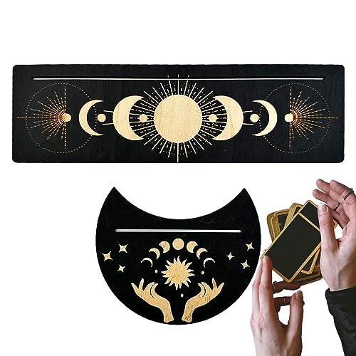 Tarotkartenhalter - Tarot-Deck-Display-Halter, Wahrsagungsständer aus Holz - Tarot-Lesezubehör, Wahrsagewerkzeuge für Mädchen, Jungen, Freunde, Familie Chaies von Chaies