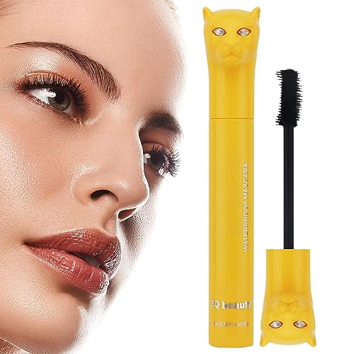 Wasserfeste Mascara Schwarz - Verlängernde flüssige Wimpernverlängerungen,Langanhaltender, mattierter Wimpern-Booster für Anfänger und Profis, natürliche, kräftige Looks und Augen-Make-up Chaies von Chaies