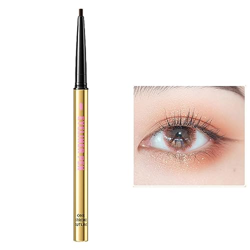 Wasserfester Eyeliner-Stift, Wischfester Bleistift-Eyeliner für Augen-Looks, 6 Farben langlebiger, glatt gleitender No-Skip-Eyeliner-Stift für Anfänger und Profis Chaies von Chaies