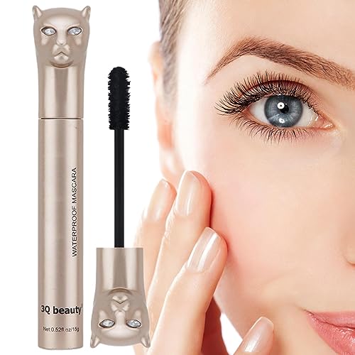 Wischfeste Mascara, Black Lash Primer Mascara-Verlängerung, Langanhaltender, mattierter Wimpern-Booster für Anfänger und Profis, natürliche, kräftige Looks und Augen-Make-up Chaies von Chaies