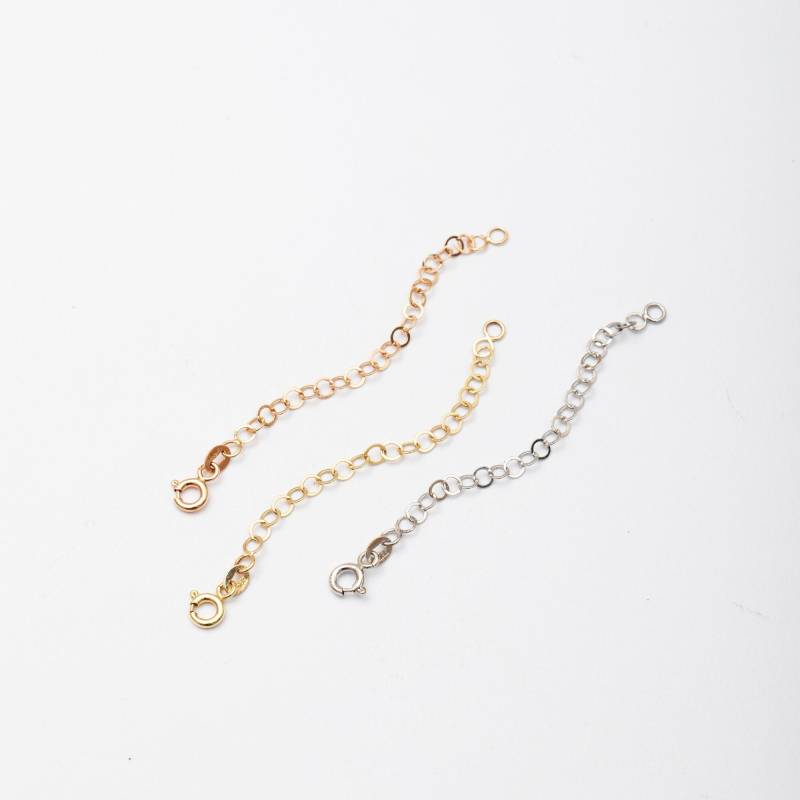 Verlängerungskette, 14K 18K Massivgold 3, 00 Mm Runde Verbindung, Federringverschluss, Verlängerungskettchen Mit Verlängerungskettchen Verlängerungskette, 14K 18K Massivgold 3, 00 Mm Runde Verbindung, Federringverschluss, Verlängerungskettchen Mit Verlängerungskettchen von ChainJewelryME