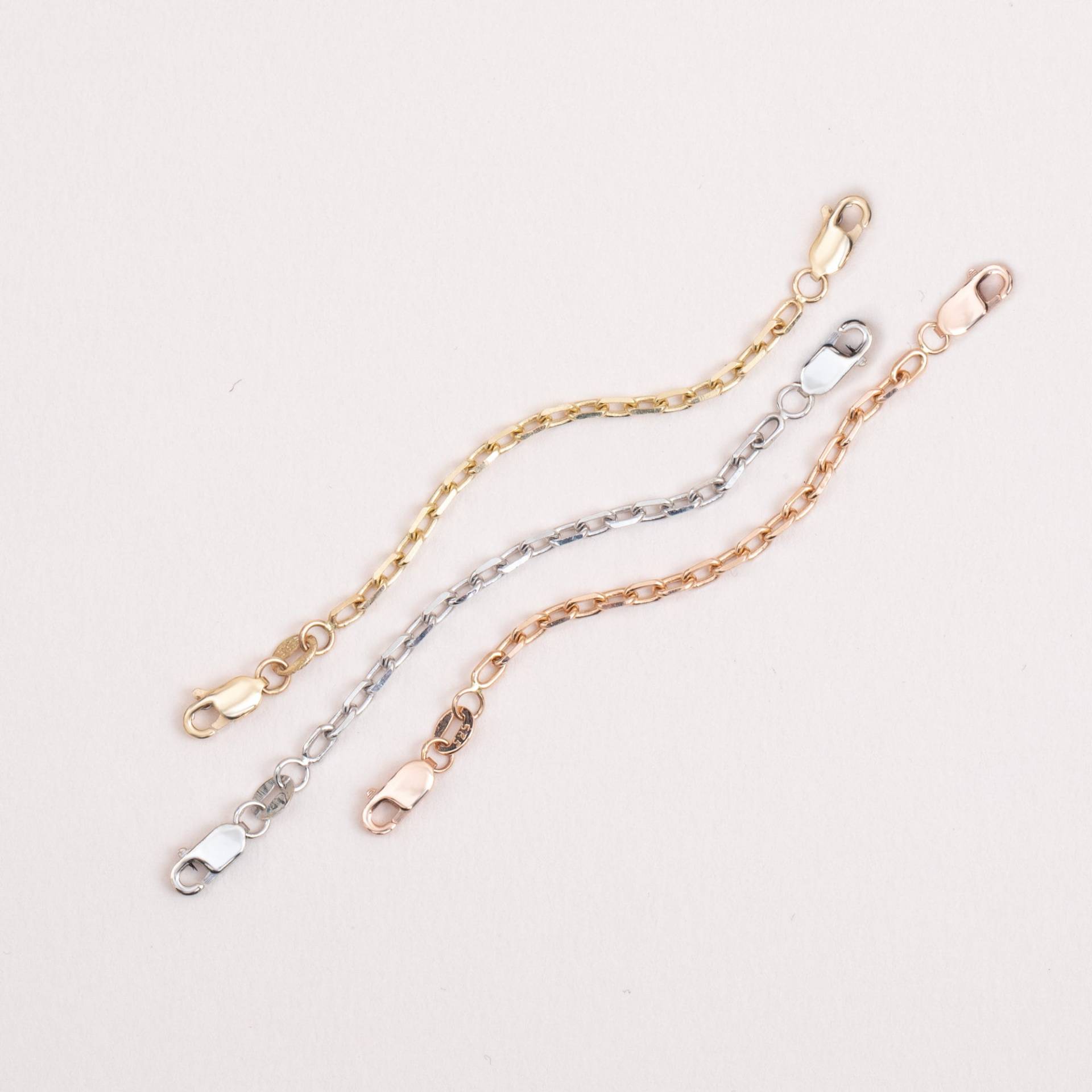 Zwei Karabinerverschluss Kabelkettenverlängerung, Halskette Länger Machen, 14K 18K Echtgold Entfernung Kabelglieder, Geschenk Für Sie Zwei Karabinerverschluss Kabelkettenverlängerung, Halskette Länger Machen, 14K 18K Echtgold Entfernung Kabelglieder, Geschenk Für Sie von ChainJewelryME