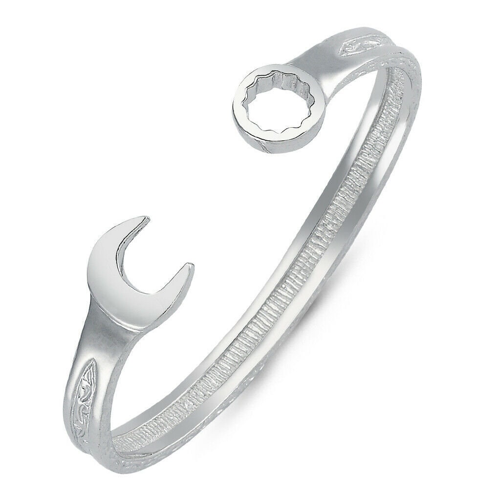 sterling Silber Torque Armreif Herren Spanner Torq Solid Armband Geschenkbox sterling Silber Torque Armreif Herren Spanner Torq Solid Armband Geschenkbox von ChainReactionUK