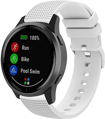 Chainfo Silikon Uhrenarmband kompatibel mit Withings Steel HR 40mm / Steel HR Sport 40mm / ScanWatch 42mm, Ersatzarmband Sportarmband Uhr Zubehör (20mm, Pattern 5) von Chainfo