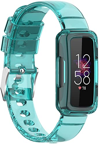 Chainfo Uhrenarmband kompatibel mit Fitbit Inspire 2 / Inspire HR/Inspire, Premium Weiches Silikon Verstellbarer Ersatzgurt (Pattern 5) von Chainfo