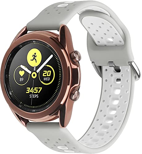 Chainfo Uhrenarmband kompatibel mit Huawei Watch GT 2 42mm / Watch Elegant/Watch GT 2 Elegant, Premium Weiches Silikon Verstellbarer Ersatzgurt NO220831 (20mm, Pattern 4) von Chainfo