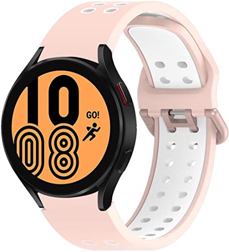 Chainfo kompatibel mit Galaxy Watch4 40mm/44mm / Watch4 Classic 42mm/46mm Armband, Silikon Uhrenarmband Sportarmband (Pattern 1) von Chainfo