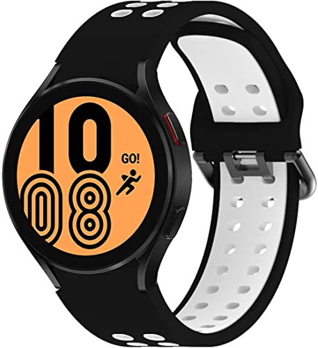 Chainfo kompatibel mit Galaxy Watch4 40mm/44mm / Watch4 classic 42mm/46mm Armband, Silikon Uhrenarmband Sportarmband (Pattern 8) von Chainfo