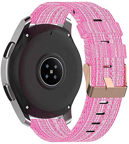 Nylon Quick Release Ersatz Uhrenarmband kompatibel mit Withings Steel HR 36mm / ScanWatch 38mm / Move / Move ECG / Activité Steel, Uhrenband für Damen und Herren | Mehrere Farben (18mm, Pattern 3) von Chainfo