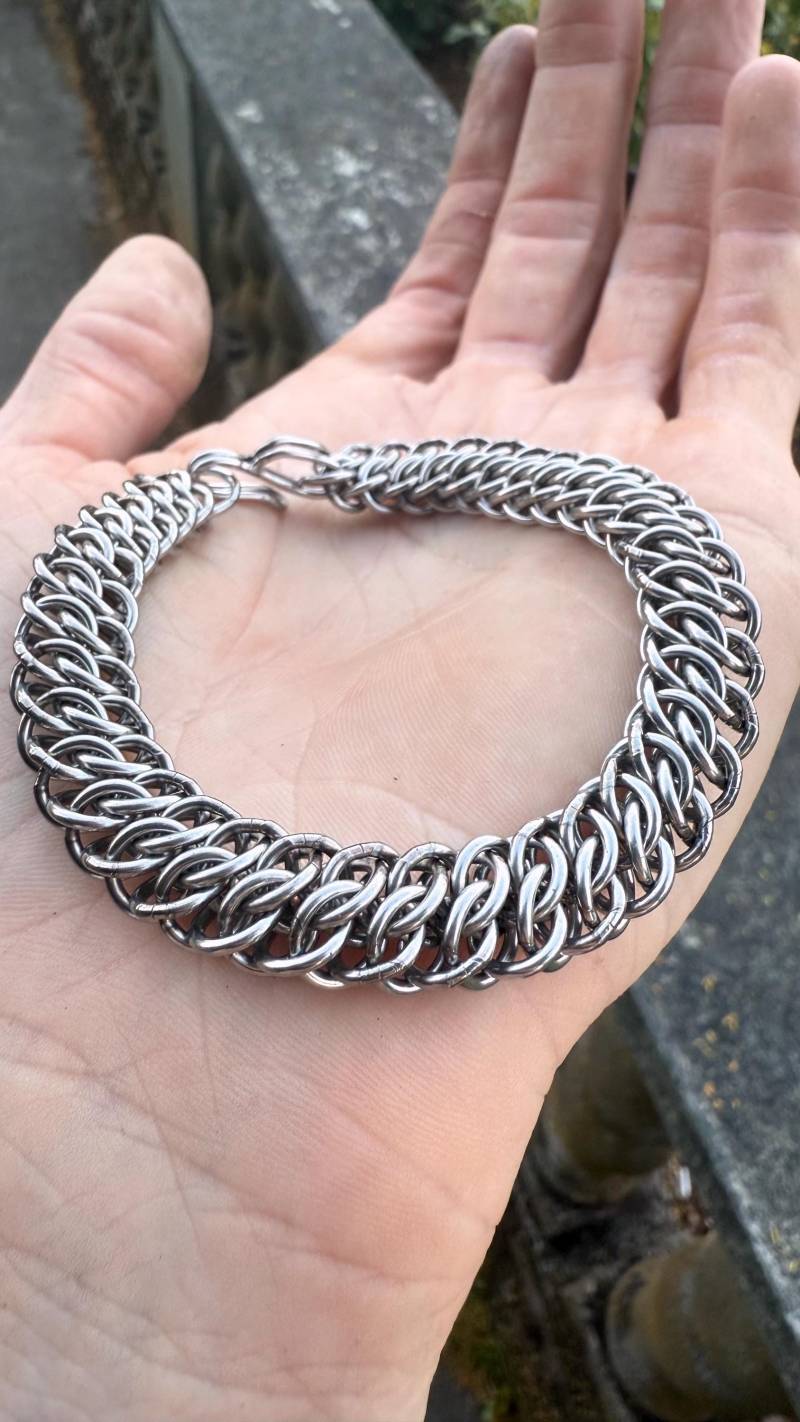 Gsg Armband - Geschweißte Chainmaille Gliederkette von ChainmailleByBim