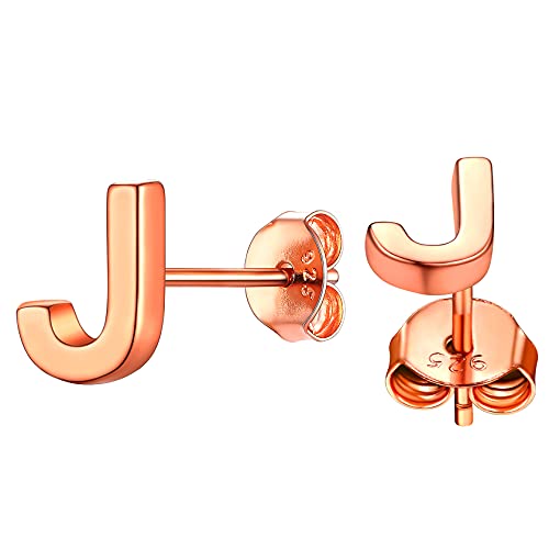 ChainsHouse B Rosegold Buchstabe Ohrstecker Mädchen Damen Initialer Letter J Ohrschmuck Minimalisitischer Alphabet Ohrschmuck mit Geschenkebox für Damen Mädchen ChainsHouse B Rosegold Buchstabe Ohrstecker Mädchen Damen Initialer Letter J Ohrschmuck Minimalisitischer Alphabet Ohrschmuck mit Geschenkebox für Damen Mädchen von ChainsHouse
