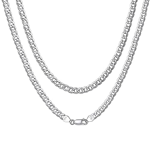 ChainsHouse herren Kette 3mm breit 66cml lang Silberkette Panzerkette Partnerkette Freundschaftskette mit Geschenkebox für Vater/Bruder/Freund ChainsHouse herren Kette 3mm breit 66cml lang Silberkette Panzerkette Partnerkette Freundschaftskette mit Geschenkebox für Vater/Bruder/Freund von ChainsHouse
