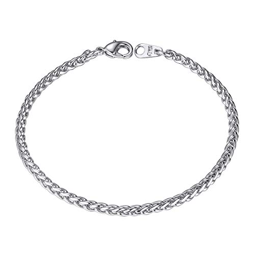 ChainsHouse edelstahl Weizenkette damen armband mit Geschenkebox für damen und Mädchen von ChainsHouse