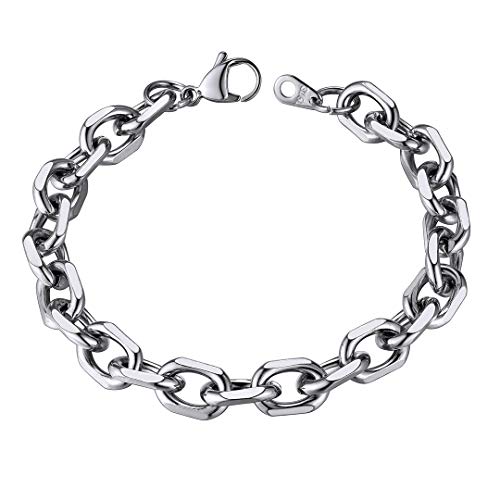 ChainsHouse vergoldete damenarmband Edelstahl Damen Erbskette Armband für Kinder und Jugendlichen von ChainsHouse