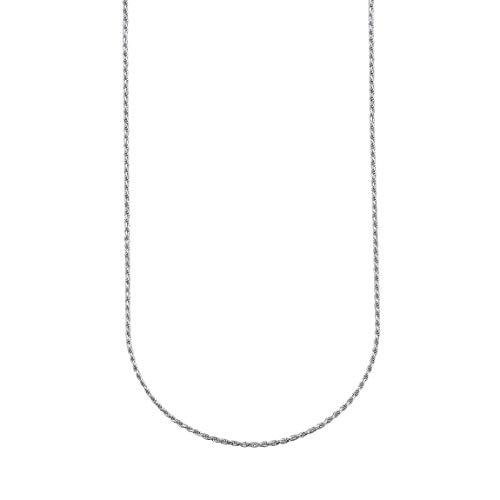 ChainsPro Kordelkette 1.3mm aus 925er Sterling Silber Feine Kette für Damen Halskette 925er Sterling Silber 45 cm von ChainsPro