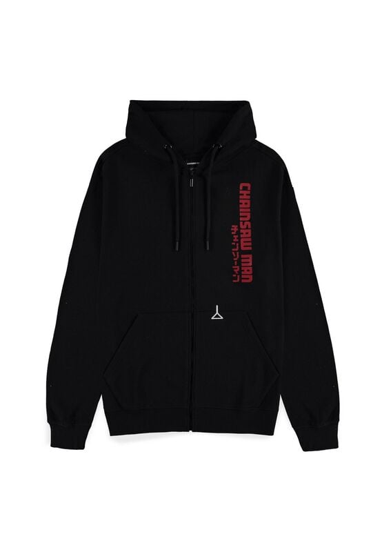 Chainsaw Man - Anime Kapuzenjacke - Chainsaw Devil - S bis XXL - für Männer - Größe S - schwarz  - Lizenzierter Fanartikel von Chainsaw Man