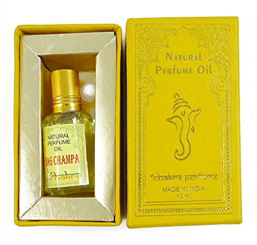 Chakra Naturparfum Nag Champa Fragrance 100% reines Naturparfum Öl 10ml von Chakra