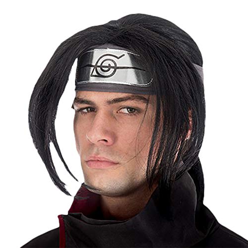 Itachi Uchiha-Perücke für Erwachsene Lizenz schwarz - Schwarz von Chaks