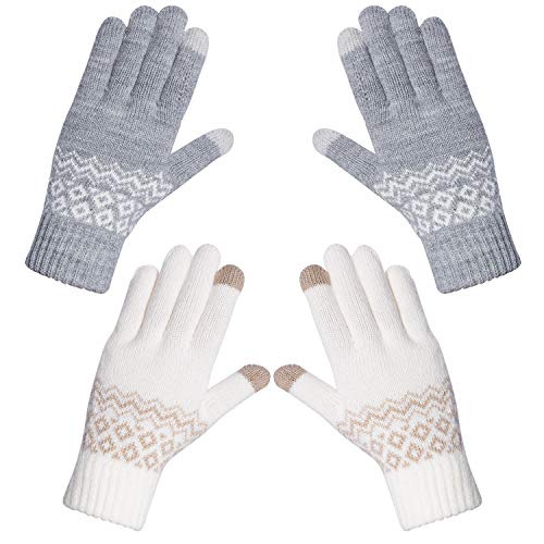 Chalier Fashion Warme Winterhandschuhe für Damen, Winter Touchscreen Handschuhe, winddichte warme Fäustlinge Chalier Fashion Warme Winterhandschuhe für Damen, Winter Touchscreen Handschuhe, winddichte warme Fäustlinge von Chalier Fashion