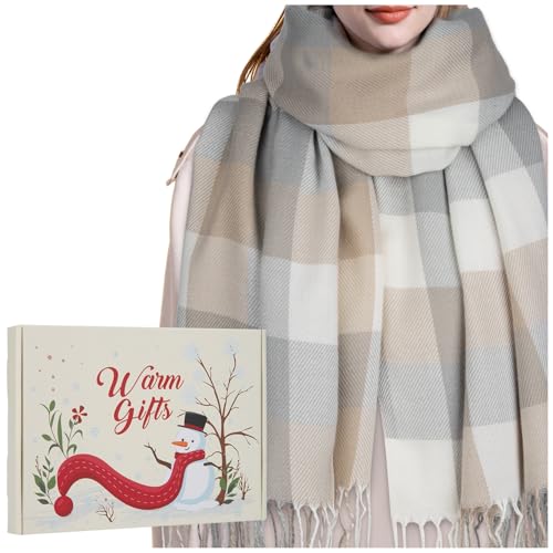 Winter Geschenkbox Verpackung Damenschal Schal Übergroßer Damen Karierter Schal Decke Damengeschenk Winter Geschenkbox Verpackung Damenschal Schal Übergroßer Damen Karierter Schal Decke Damengeschenk von Chalier Fashion