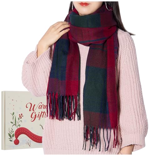 Winter Geschenkbox Verpackung Damenschal Schal Übergroßer Damen Karierter Schal Decke Damengeschenk Winter Geschenkbox Verpackung Damenschal Schal Übergroßer Damen Karierter Schal Decke Damengeschenk von Chalier Fashion