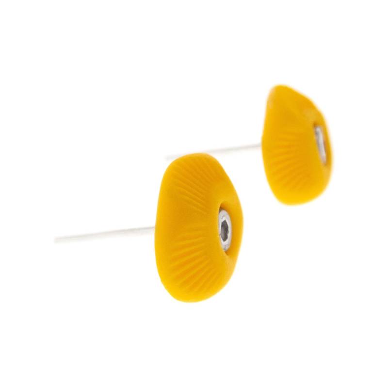 Crimp Ohrringe Schmuck. Rock Klettergriffe Gelb. Boulder Crimps Klettern Griffigkeit Comfy Unisex von ChalkBagsNadamlada