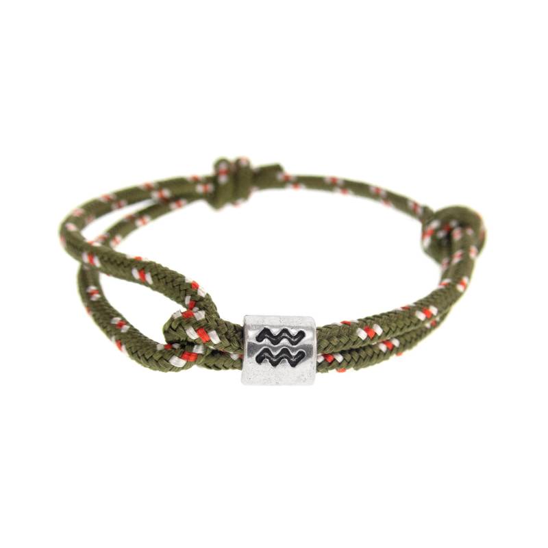 Star Constellation Armband Wassermann. Verstellbares Armband, Astrologie & Grüner Kordel. Sternzeichen Freundschaft Horoskop Geschenk Mit Perle von ChalkBagsNadamlada