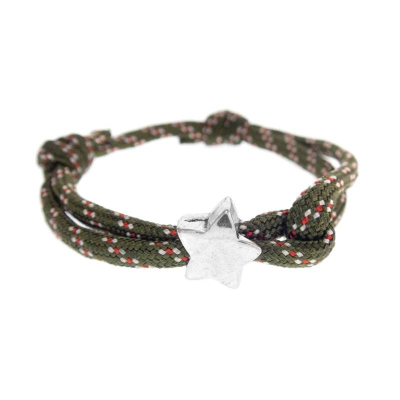 Yoga-Armband Wickeln. Freundschaftsband Mit Stern Symbol. Designer Yoga Charm Handgelenk Armband Für Männer, Mädchen. Verstellbares Seil. 4mm von ChalkBagsNadamlada