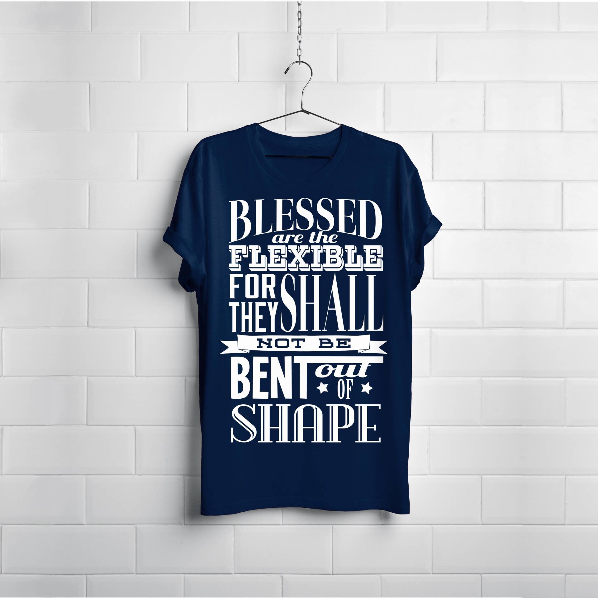 Gesegnet Sind Die Flexibelen - Süßes Gymnast Dance Cheer Yoga Eds T-Shirt Gesegnet Sind Die Flexibelen - Süßes Gymnast Dance Cheer Yoga Eds T-Shirt von ChalkBucket