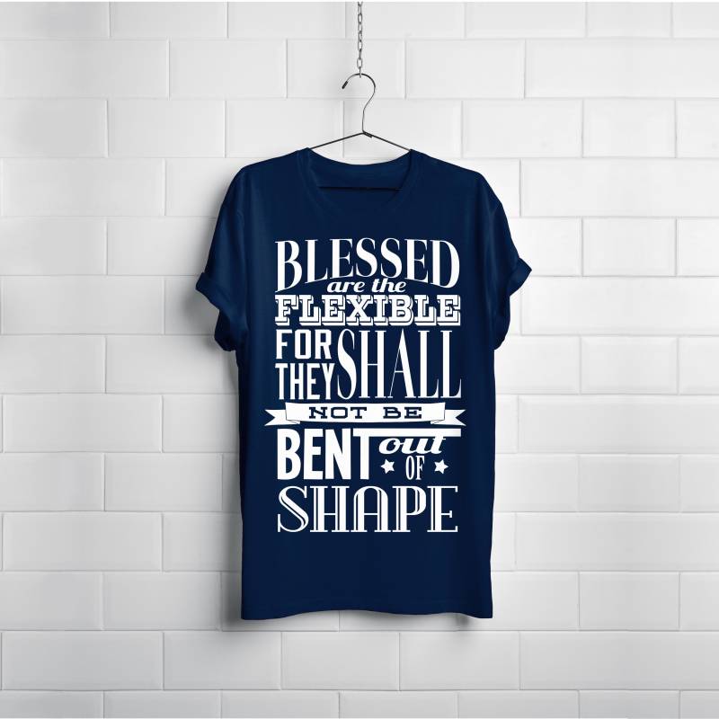 Gesegnet Sind Die Flexibelen - Süßes Gymnast Dance Cheer Yoga Eds T-Shirt Gesegnet Sind Die Flexibelen - Süßes Gymnast Dance Cheer Yoga Eds T-Shirt von ChalkBucket